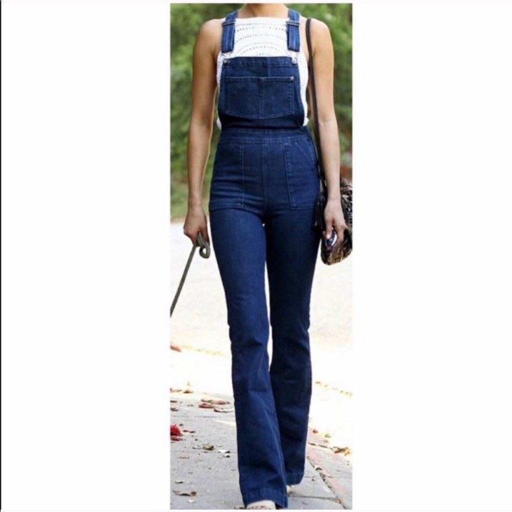 Flared Jean Overalls